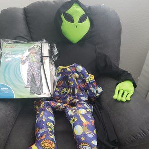 SOLD -- Child Halloween Costume - Alien Close Encounter